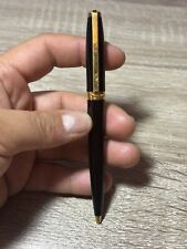 S.T Dupont Paris Black Laque de Chine/Gold Plated Ballpoint Pen Made In France picture