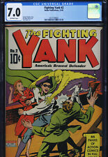 FIGHTING YANK #2 - CGC-7.0, OW - Nedor - Golden Age picture