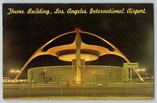 Postcard California Los Angeles International Airport At Night Theme Building picture