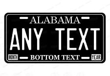 Alabama State License Personalized Plate For Auto Car Bike ATV Keychain Magnet picture