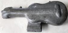 RARE ANTIQUE E&C CO. EPPELSHEIMER 1890 GUITAR PEWTER ICE CREAM MOLD HINGED picture