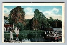 Rockland ME-Maine, Oakland Park, Scenic Exterior, Train, Vintage Postcard picture
