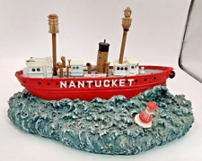 The Nantucket Lightship Geo Z. Lefton Ship Boat 1998 Musical CCM08674 NO Cord picture