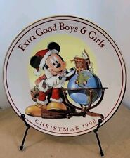 Mickey Mouse Christmas Plate 1998 