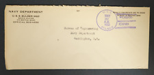 1933 Navy Department USS Bulmer 222 Asiatic Station Engineering Vintage Envelope picture