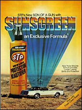 1981 desolate heat car STP Son of a gun sunscreen vintage photo print ad ads56 picture