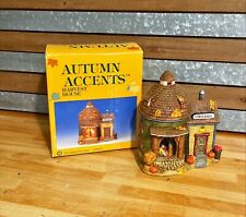 Vintage Lighted Porcelain Harvest Houses 2000 by Autumn Accents picture