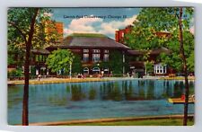 Chicago IL-Illinois, Lincoln Park Conservatory, Antique Vintage c1952 Postcard picture