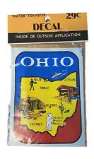 Ohio Vintage Decal Travel 4” Great Western Enterprises Incorporated  unopened. picture