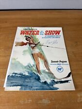 Vintage The Tommy Bartlett Water Ski Show Wisconsin Dells Souvenir Program Guide picture