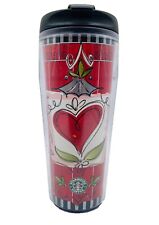 *VTG* Starbucks Barista 2003 Valentine's Hearts Red Coffee Tumbler 16 fl oz. picture