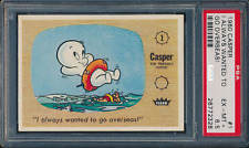 1960 FLEER CASPER #1 I ALWAYS WANTED... CASPER RC PSA 6.5 EX-MT+ picture