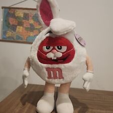M&M M & M Standing Red Easter as bunny plush 20