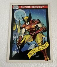 WOLVERINE RARE 1991 TOYBIZ CARD MARVEL IMPEL OOP Printed in the USA picture