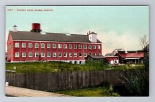 Salem OR-Oregon, Woolen Mills, Antique Vintage Souvenir Postcard picture