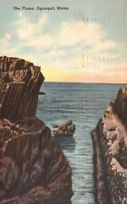 Postcard ME Ogunquit Maine The Flume Posted 1949 Linen Vintage PC H3466 picture