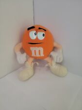 Orange M&M Plush Doll 2001 Collectible By Nanco 10in Mars Vintage M &M Stuffed  picture