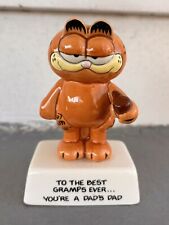 1981 Garfield Enesco Figurine-Best Gramps-Pipe-Statue - Vintage - Ceramic picture