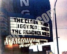 1980 Warren Motor City Skate Clash Iggy Pop Ramones Concert On Marque 8x10 Photo picture