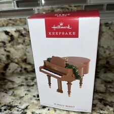 HALLMARK 2023 O HOLY NIGHT PIANO MUSICAL ORNAMENT Plays Music picture