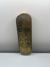 Antique 18th Century Dutch Brass Tobacco/Snuff box with fantastic Engravings picture