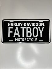 Harley-Davidson FATBOY Motorcycle License Plate  picture