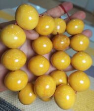 old bakelite amber 276 grams 19 piece beads suitable for rosary old bacalite picture
