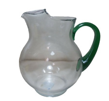 Crisa Margarita Glass Pitcher With Green Handle 9