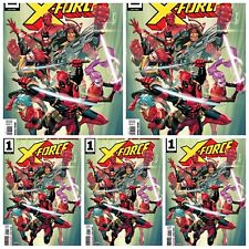 5 Pack X-Force #1 Cover A Segovia PRESALE 7/31 Marvel 2024 picture