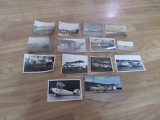 14 ASSORTED VINTAGE PHOTOGRAHS OF AEROPLANES VARIOUS PLANES picture