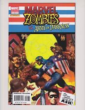 MARVEL ZOMBIES VS ARMY OF DARKNESS #1 2007 SUYDAM EVIL DEAD NAZI  2ND PRINT VAR picture