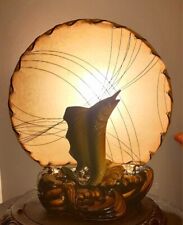 Vintage 50's Tuna Fish Lamp Fiberglass Shade picture