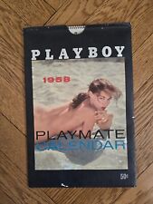 Vintage 1958 Playboy Playmate Wall Calendar Calendar In Original Sleeve picture