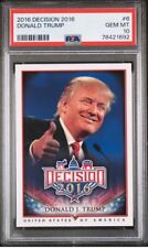 2016 Decision Political Donald Trump #6 PSA 10 GEM MT picture