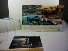 Chevrolet Chevy Corvette Monte Carlo NOVA 1977 car brochure C68 options colors picture