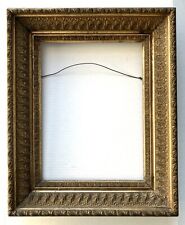 Aged and Antique Wood & Gesso Victorian  Aesthetic Era Frame - Fits 12” X 16” picture