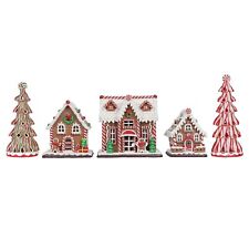 Members Mark Pre Lit 5 Piece Gingerbread Village House NEW picture