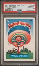 1987 Topps Garbage Pail Kids Series 8 OS8 Will Explode 320b Card PSA 10 GEM MINT picture