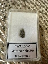 NWA 10645 Martian Nakhlite Slice, 0.16 grams picture