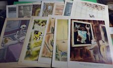 Lot 12 PLAYBOY CARTOONS BY ARTIST GAHAN WILSON ALL ORIGINAL PAGES 70's-80's picture