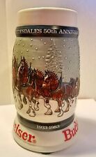 Budweiser Holiday Steins Collectible Holiday Stein Series (Year 1982) picture