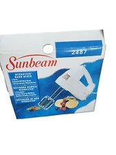 Sunbeam 2487 Mixmaster Hand Mixer 100 Watt 4 Speed New In Box picture