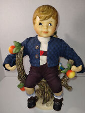 RARE Goebel MJ Hummel Apple Boy w/tree figurine 13