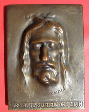 Bronze Religious Coutin Plaque in Relief Depicts Suffering of Christ HOLY ICON picture