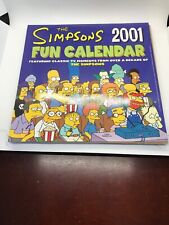 THE SIMPSONS - 2001 Fun Calendar picture