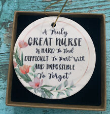 A Truly Great Nurse Christmas Ornament Nurse Gift In Box picture