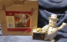 Terry Redlin Family Traditions Snowman Sculpture Figurine MIB Retired. picture