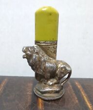 Antique Lion Lighter Holder And Lighter Table Lighter W. Germany picture