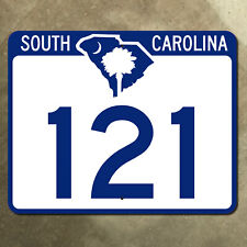 South Carolina route 121 Rock Hill highway marker road guide sign blue map 20x16 picture
