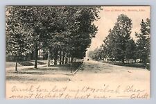 Marietta OH-Ohio, Scenic View of Third Street, Antique Vintage c1907 Postcard picture